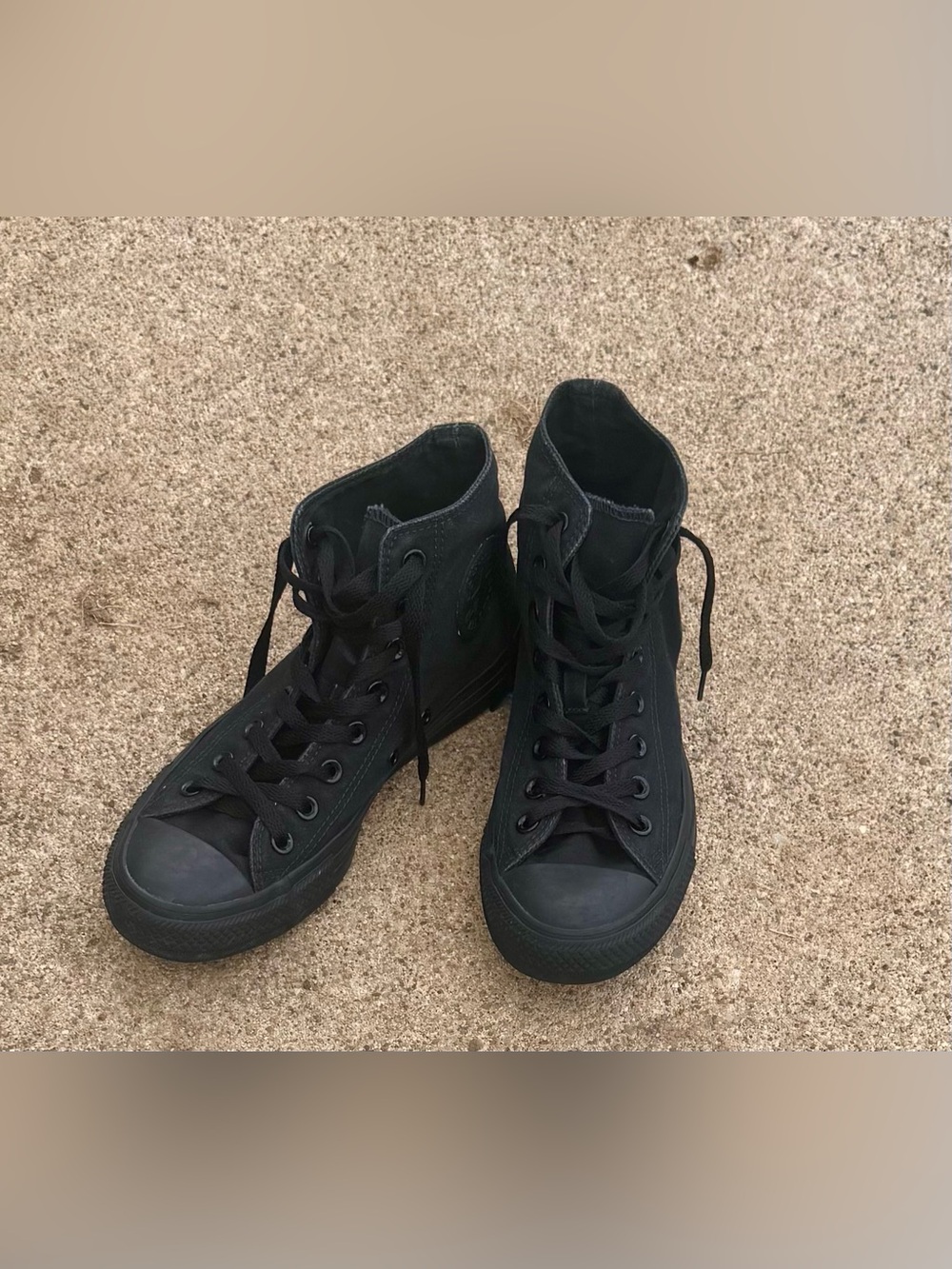 Converse All-Star High Top Triple Black Women’s Sz. 8.5